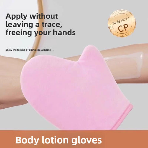 Flocking Tanning Gloves for Lotion Application