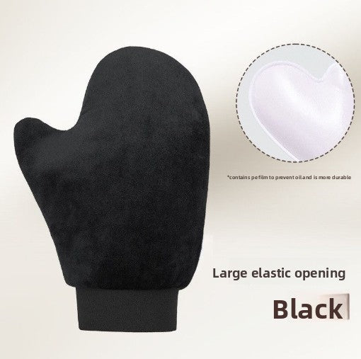 Flocking Tanning Gloves for Lotion Application