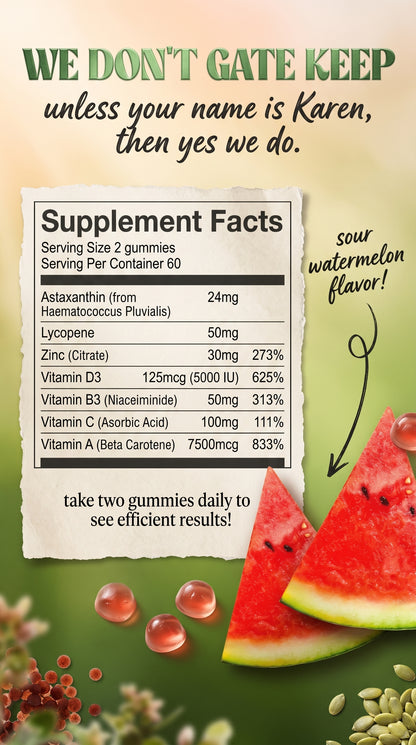 Daily Tanning Dietary Supplement Gummies